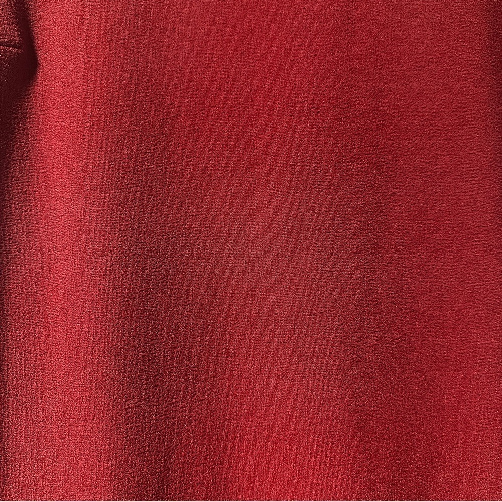 Charming Charlie Maroon Red Shift Dress Short Sleeve Women’s Size Large Spring - Picture 7 of 11